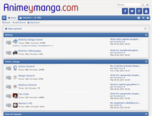 Tablet Screenshot of animeymanga.com